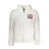 NAPAPIJRI MEN&39S WHITE ZIP SWEATSHIRT