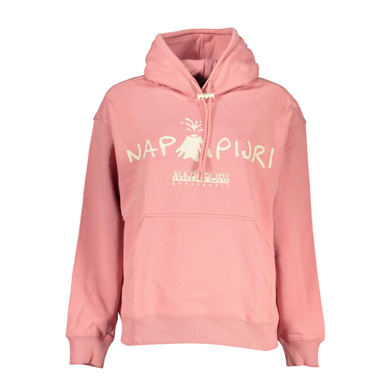 NAPAPIJRI WOMEN&39S PINK SWEATSHIRT WITHOUT ZIP