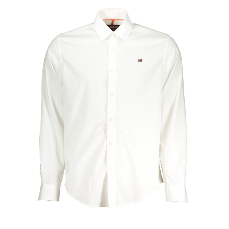 NAPAPIJRI CAMICIA MANICHE LUNGHE UOMO BIANCO