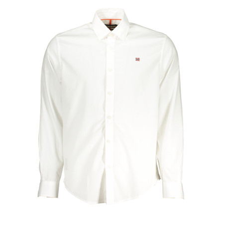 NAPAPIJRI MEN&39S WHITE LONG SLEEVE SHIRT