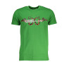 CAVALLI CLASS GREEN MEN&39S SHORT SLEEVED T-SHIRT