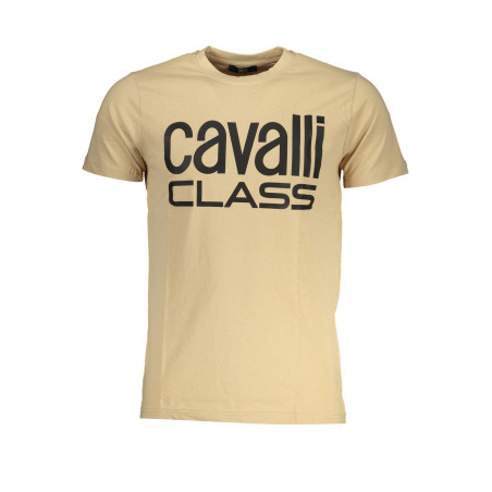 CAVALLI CLASS T-SHIRT MANICHE CORTE UOMO BEIGE