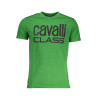 CAVALLI CLASS GREEN MEN&39S SHORT SLEEVED T-SHIRT