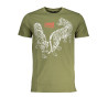 CAVALLI CLASS T-SHIRT MANICHE CORTE UOMO VERDE