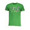 CAVALLI CLASS T-SHIRT MANICHE CORTE UOMO VERDE