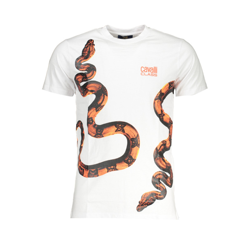 CAVALLI CLASS MEN&39S SHORT SLEEVED T-SHIRT WHITE