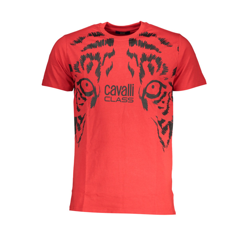 CAVALLI CLASS T-SHIRT MANICHE CORTE UOMO ROSSO