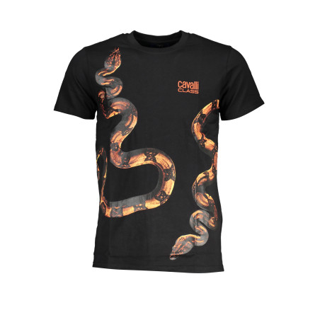 CAVALLI CLASS MEN&39S SHORT SLEEVE T-SHIRT BLACK