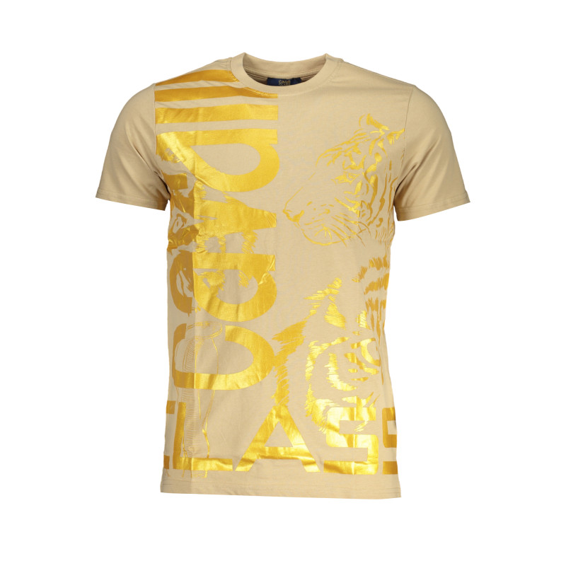 CAVALLI CLASS MEN&39S SHORT SLEEVED T-SHIRT BEIGE