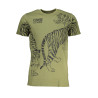 CAVALLI CLASS T-SHIRT MANICHE CORTE UOMO VERDE