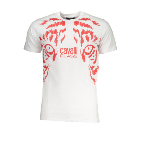 CAVALLI CLASS T-SHIRT MANICHE CORTE UOMO BIANCO