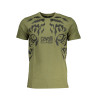 CAVALLI CLASS T-SHIRT MANICHE CORTE UOMO VERDE