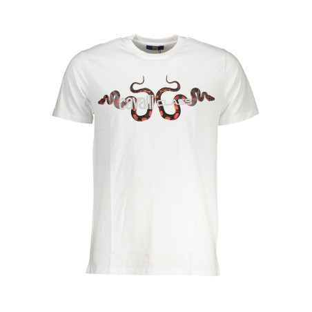 CAVALLI CLASS MEN&39S SHORT SLEEVED T-SHIRT WHITE