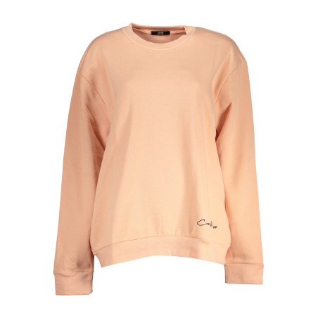 CAVALLI CLASS WOMEN&39S PINK SWEATSHIRT WITHOUT ZIP