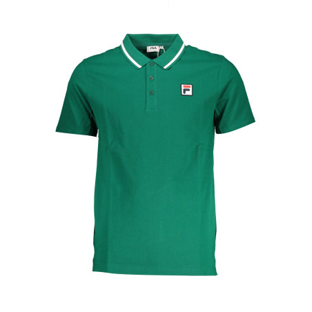 FILA MEN&39S GREEN SHORT SLEEVED POLO SHIRT