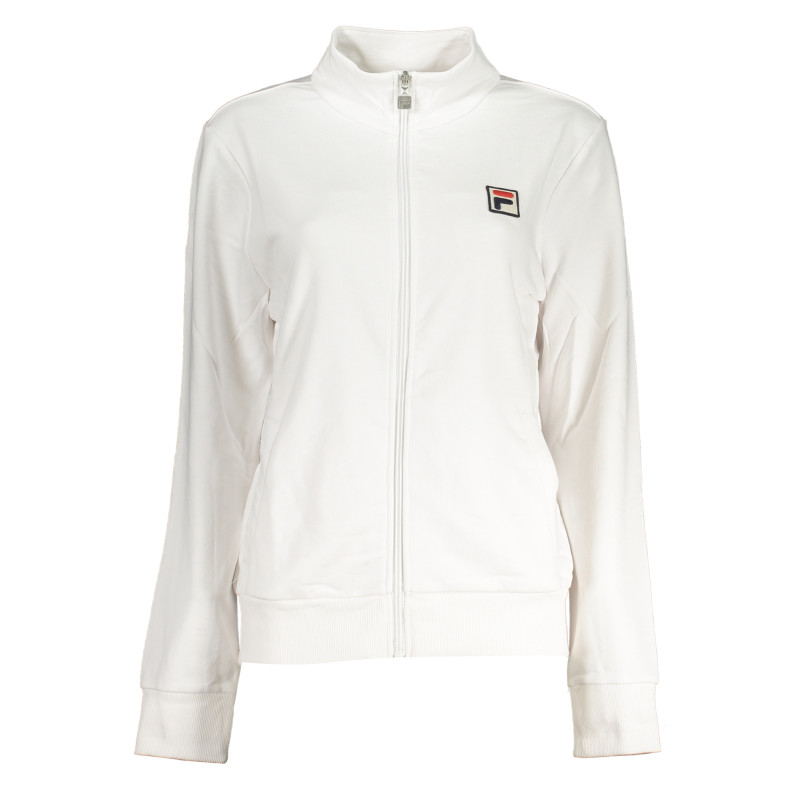 FILA FELPA CON ZIP DONNA BIANCO