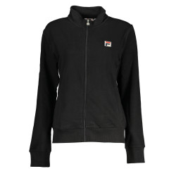 FILA FELPA CON ZIP DONNA NERO