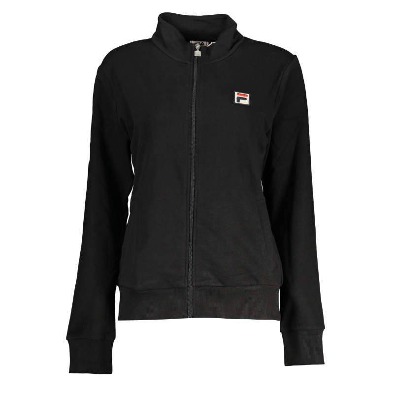 FILA FELPA CON ZIP DONNA NERO