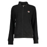 FILA FELPA CON ZIP DONNA NERO