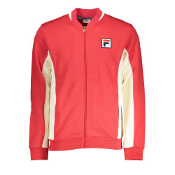 FILA FELPA CON ZIP UOMO ROSSO