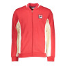 FILA FELPA CON ZIP UOMO ROSSO