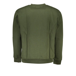 CAVALLI CLASS GREEN MEN&39S ZIPLESS SWEATSHIRT