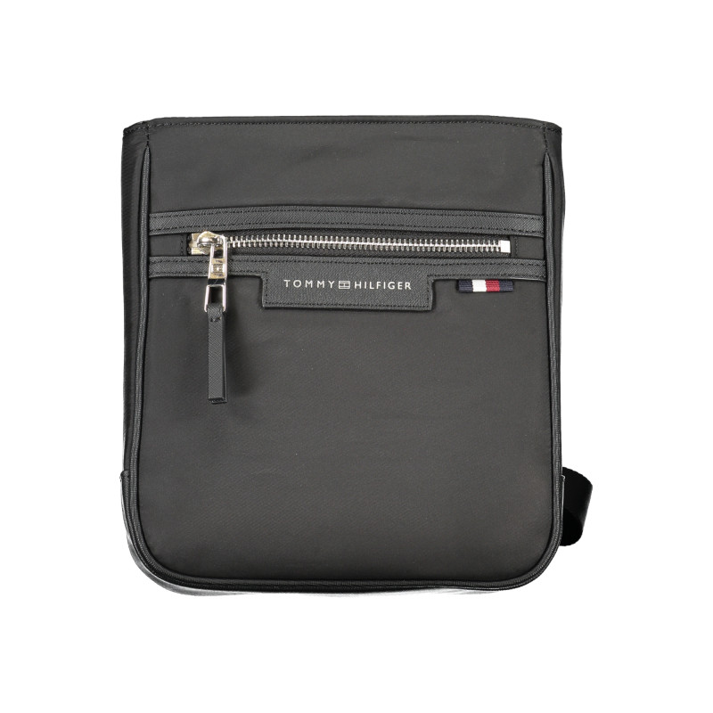 TOMMY HILFIGER MEN&39S BLACK SHOULDER BAG