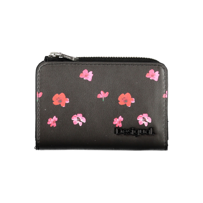 DESIGUAL BLACK WOMEN&39S WALLET