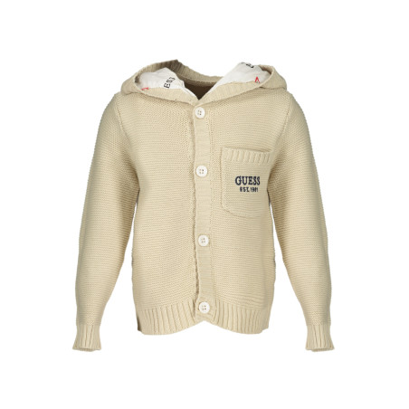 GUESS JEANS CARDIGAN BEIGE CHILDREN