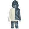 GUESS JEANS BLUE ZIP SWEATSHIRT FOR CHILDREN