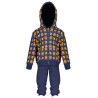 GUESS JEANS BLUE ZIP SWEATSHIRT FOR CHILDREN