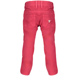 GUESS JEANS PANTALONE BAMBINO ROSSO