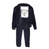 GUESS JEANS BLUE ZIP SWEATSHIRT FOR CHILDREN