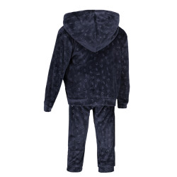 GUESS JEANS BLUE ZIP SWEATSHIRT FOR CHILDREN