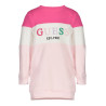 GUESS JEANS FELPA SENZA ZIP BAMBINA ROSA