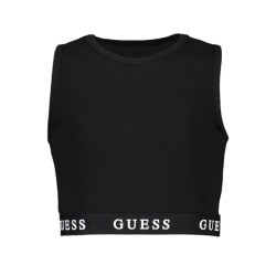 GUESS JEANS TOP BAMBINA NERO