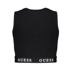 GUESS JEANS TOP BAMBINA NERO