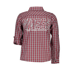 GUESS JEANS RED LONG SLEEVED SHIRT FOR CHILDREN