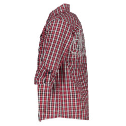 GUESS JEANS CAMICIA MANICHE LUNGHE BAMBINO ROSSO