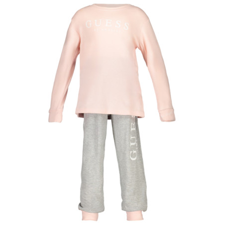 GUESS JEANS PINK GIRL WITHOUT ZIP SWEATSHIRT