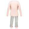 GUESS JEANS FELPA SENZA ZIP BAMBINA ROSA