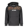 GUESS JEANS FELPA SENZA ZIP BAMBINO NERO