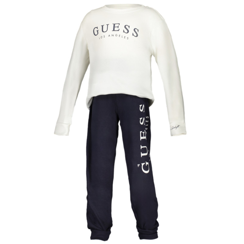 GUESS JEANS FELPA SENZA ZIP BAMBINO BLU