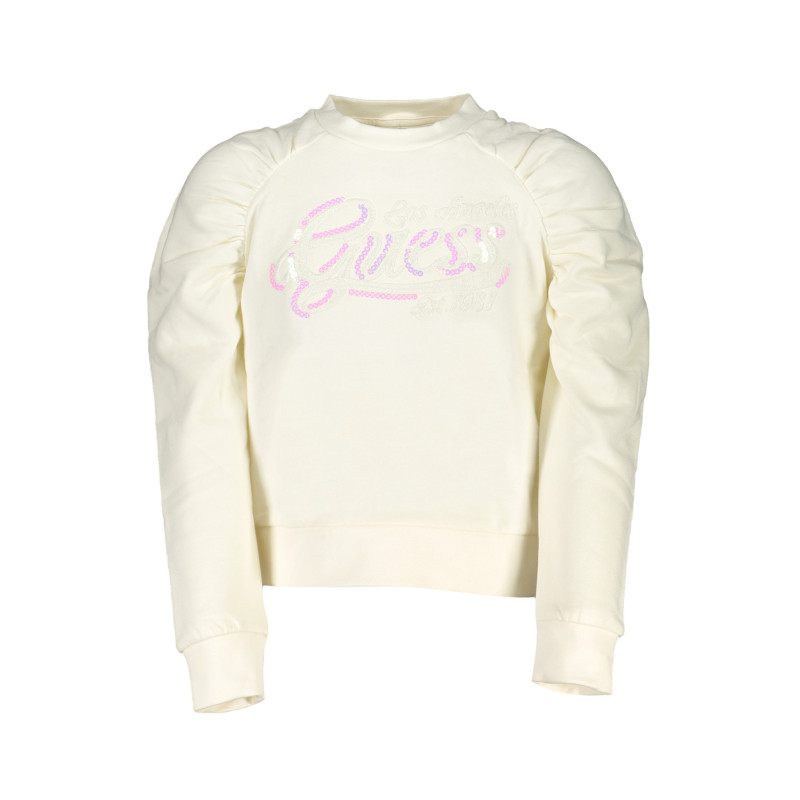 GUESS JEANS SWEATSHIRT WITHOUT ZIP FOR GIRLS WHITE