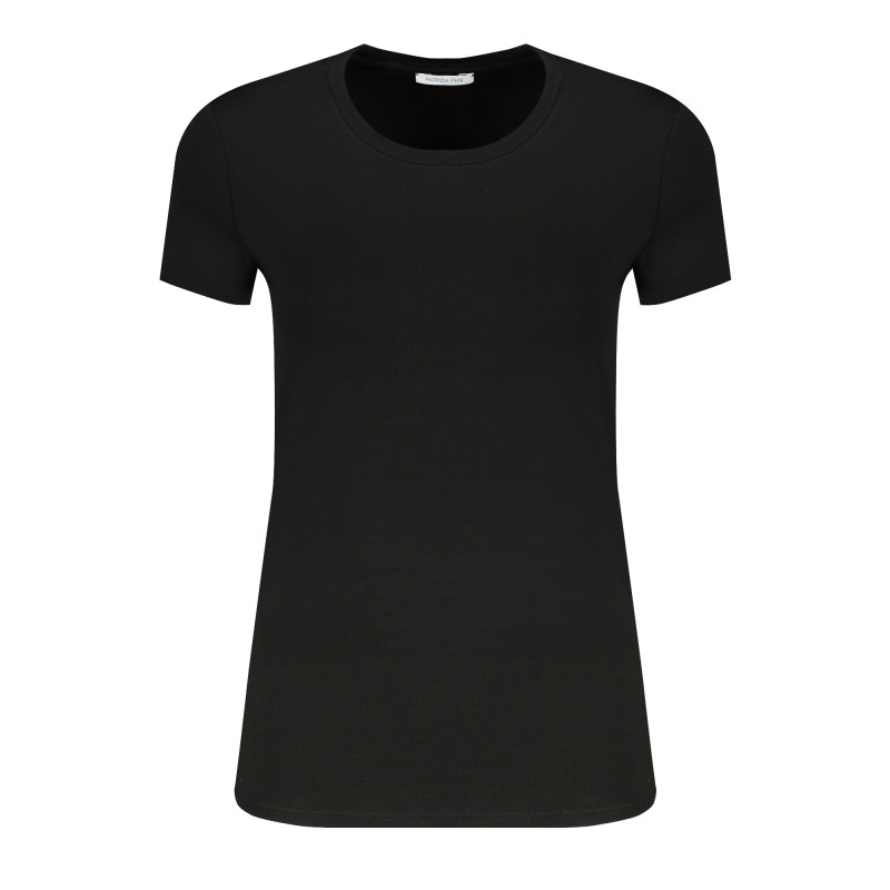 PATRIZIA PEPE T-SHIRT MANICHE CORTE DONNA NERO