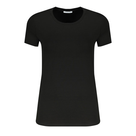 PATRIZIA PEPE T-SHIRT MANICHE CORTE DONNA NERO