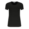 PATRIZIA PEPE T-SHIRT MANICHE CORTE DONNA NERO