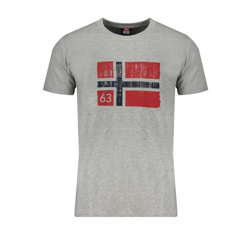 NORWAY 1963 T-SHIRT MANICHE CORTE UOMO GRIGIO