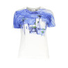 DESIGUAL T-SHIRT MANICHE CORTE DONNA BIANCO