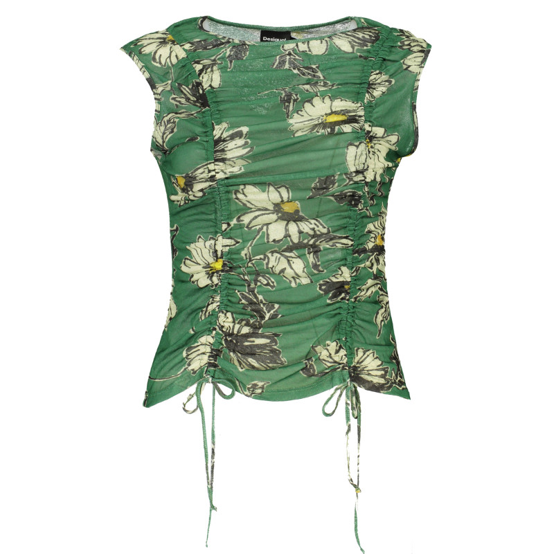 DESIGUAL GREEN WOMEN&39S TANK TOP